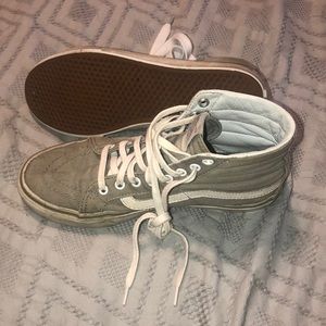 Vans dark grey high tops